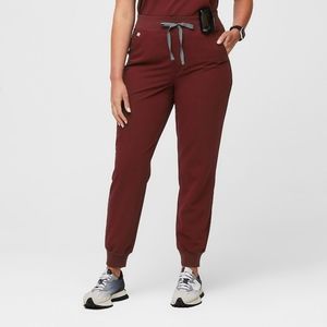 Figs Tall Zamora Burgundy Bottoms